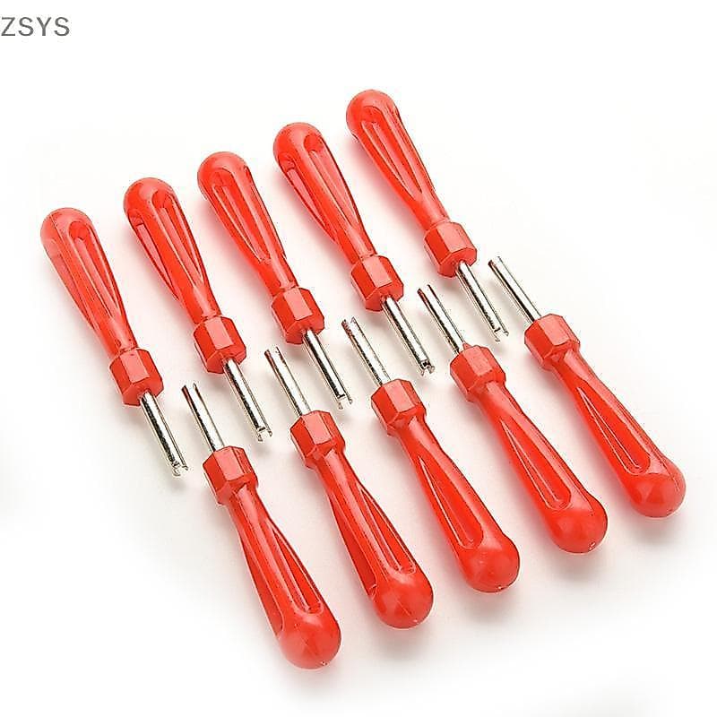 [ZSYS] 10 Pcs Tru Motocicleta Bicicleta Carro Válvula Haste Núcleo Removedor Ferramenta De Reparo De Pneus DG