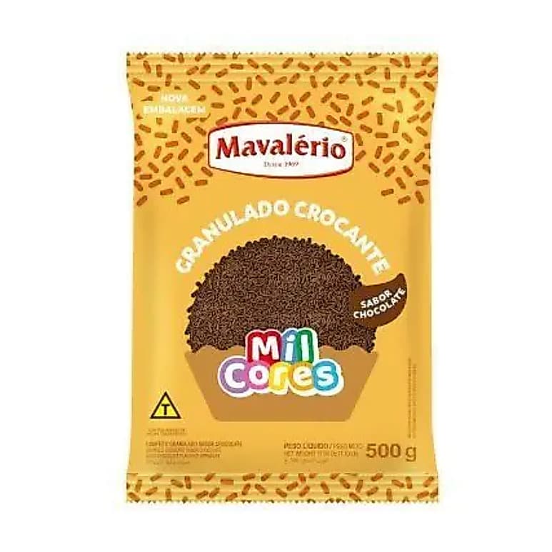 Granulado Crocante Mil Cores 500g Mavalerio - Mavalério