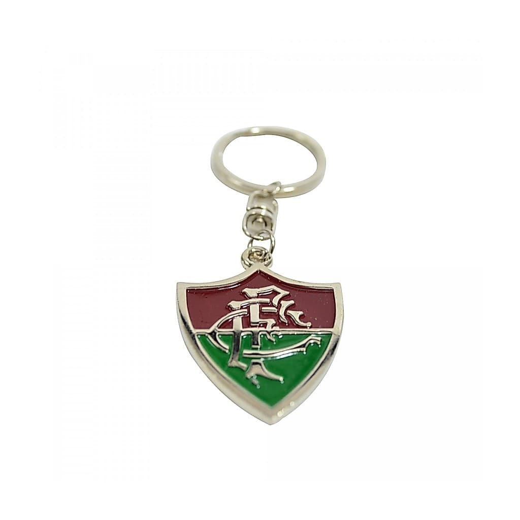 Chaveiro De Metal Com Brasão Do Fluminense