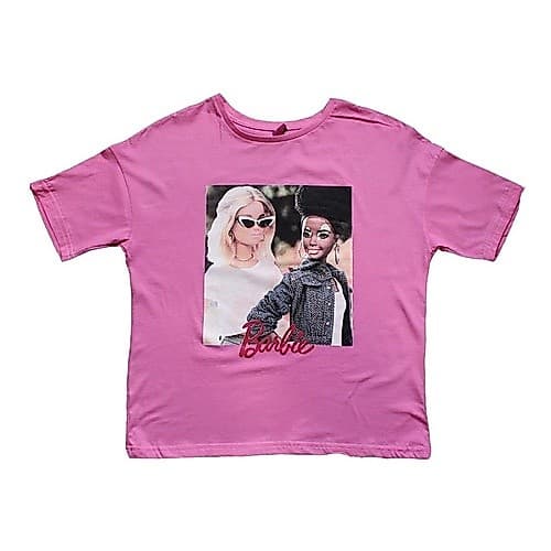 Camiseta Cropped - Barbie E Amigas Diversidade