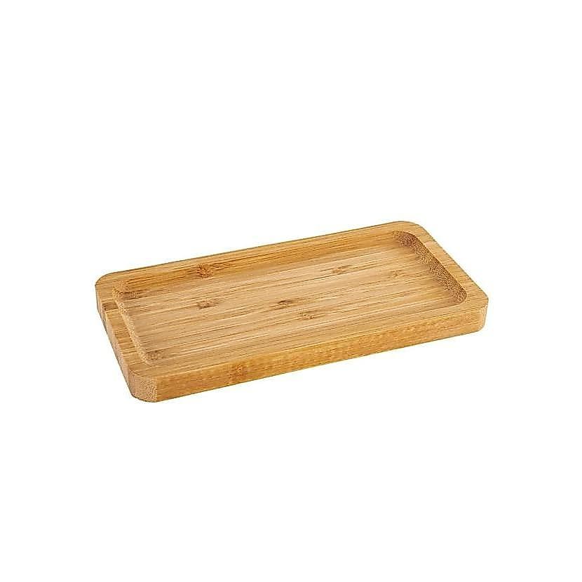 Bandeja Bambu Organizador Decorativo Para Banheiro Cozinha Sala Aparador Petisqueira Lavabo Bancada Enfeite  Casa Luxo