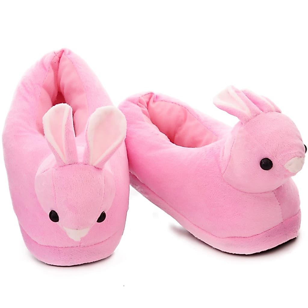 Pantufa Antiderrapante 3d Menina Coelho Rosa Pet Infantil