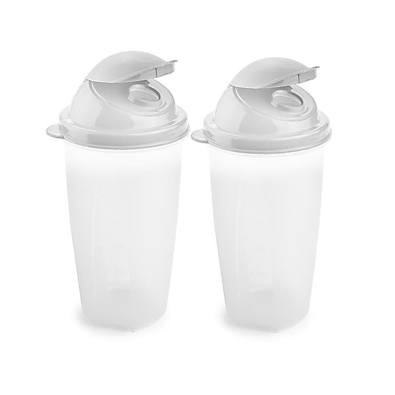 Kit 2 Farinheiros Açucareiro Plasutil 740ml Com Tampa E Bico