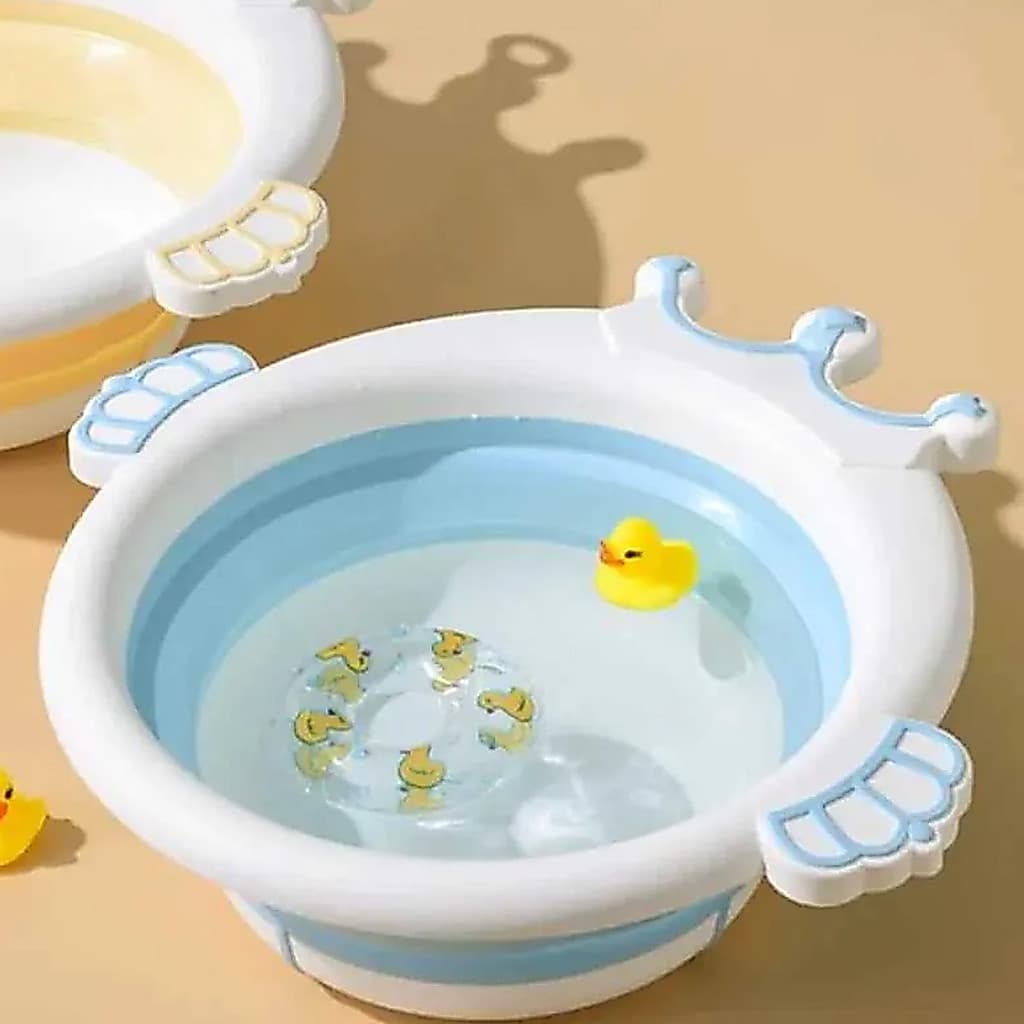 Bacia Infantil Retratil Banho Brincadeira Criança Bebe Divertido