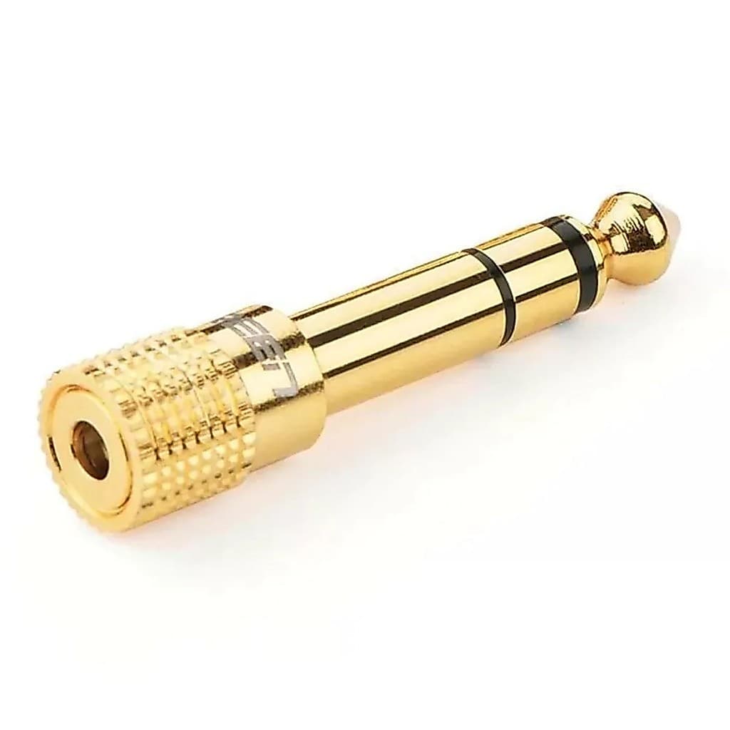 Adaptador Ugreen UG-20503 P2 Fêmea 3,5mm para P10 Macho 6,35mm, Estéreo, Conectores Banhados a Ouro