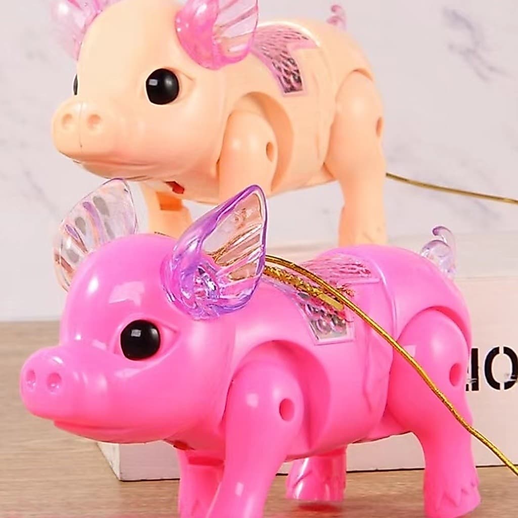 de brinquedo porco animal de estimação que anda com luz E música eletrônico