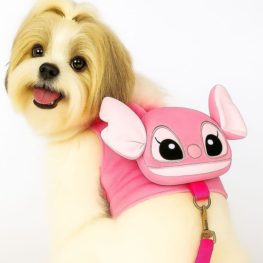 Peitoral Mochila para cães e Gatos porte pequeno Angel