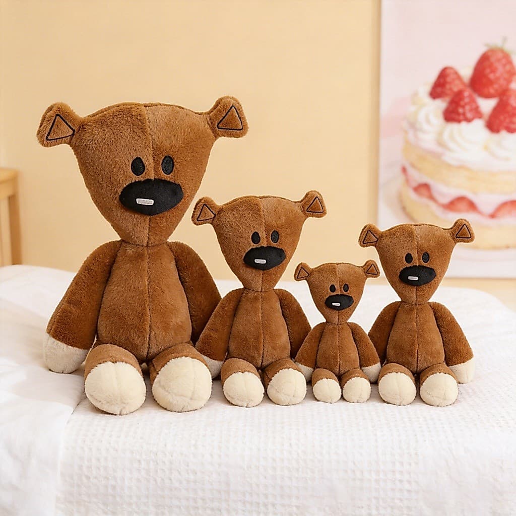 Mr Bean Boneca Urso Brinquedo Oficial Série De TV Feijão Fofinho Vitrine Presente Produto