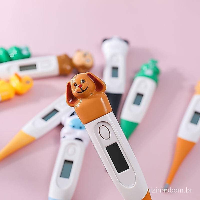 Amorável 1. #     Termômetro Eletrônico de Cabeça Macia para Bebês Digital Infantil (9 Cores)
