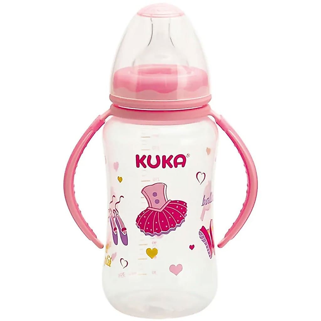 Mamadeira Natural Big bico Redondo anti vazamento 330ml Kuka