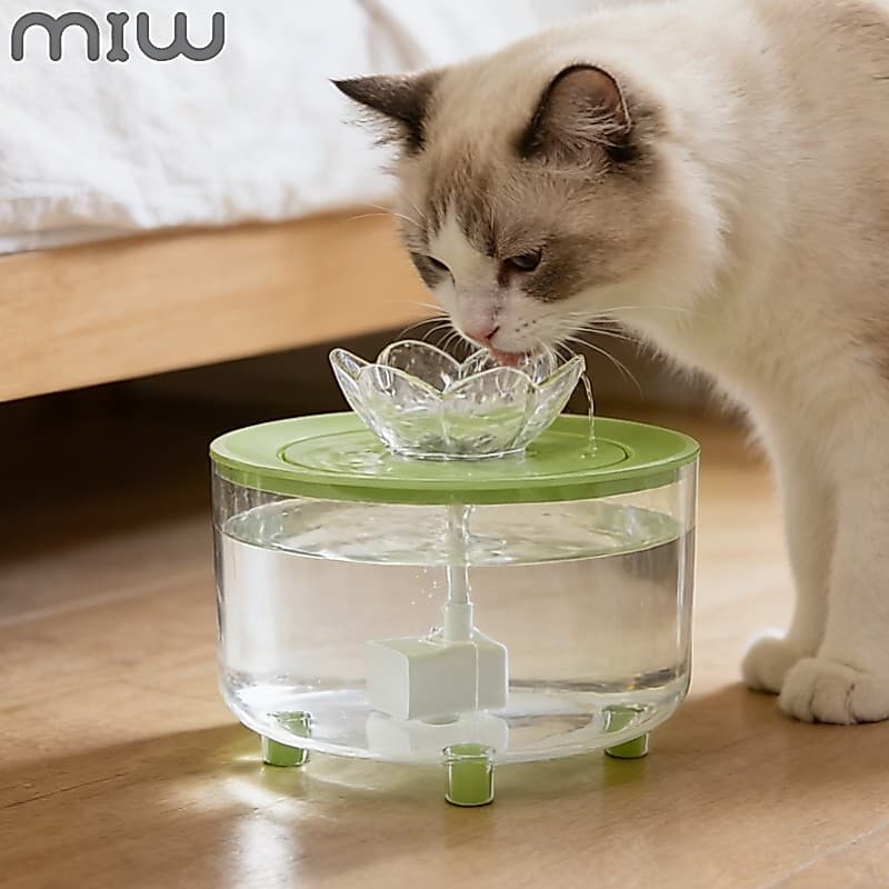 Fonte para animais de estimação elétrica com filtro circulante bebedouro automático para gatos