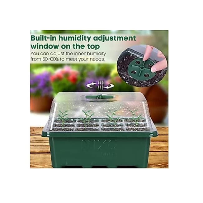 Estufa Germinação Propagator 12 Células Com Luz Led 10w