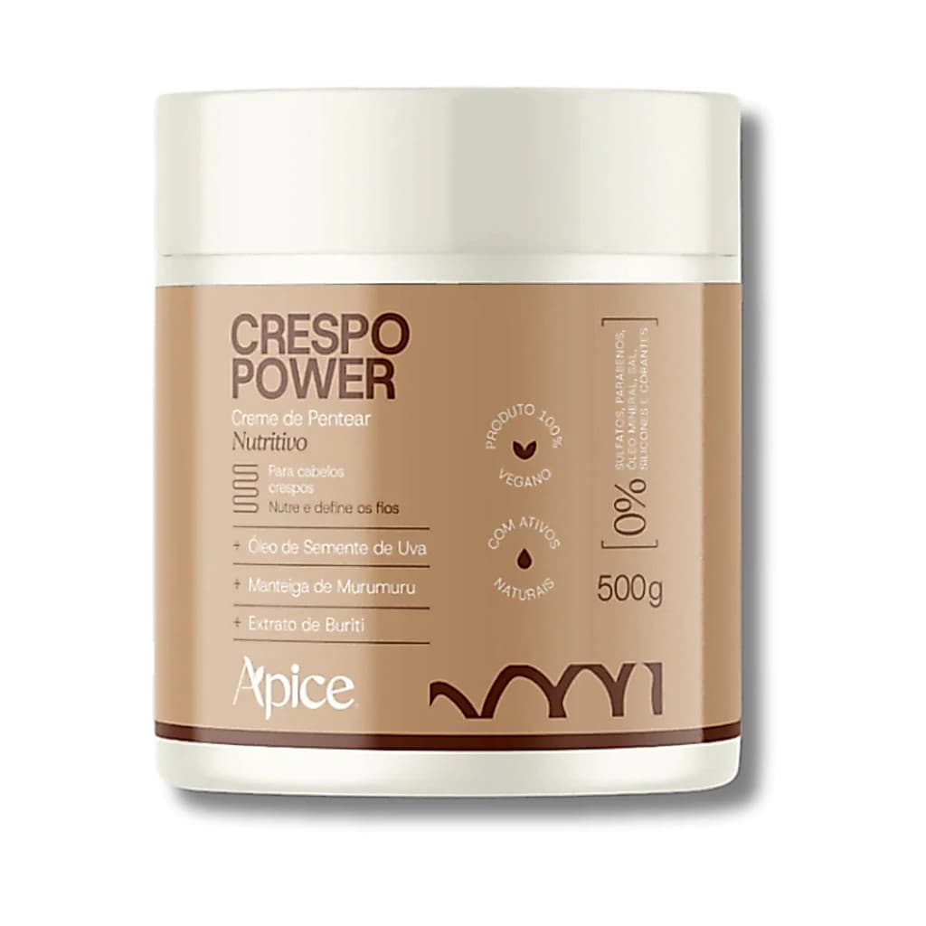 Apice - Crespo Power Creme de Pentear Nutritivo 500g Apse