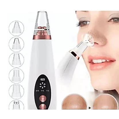 Removedor De Cravos Espinhas Cleaning Sugador Poros Acne Sucção Usb Recarregável LUIZA