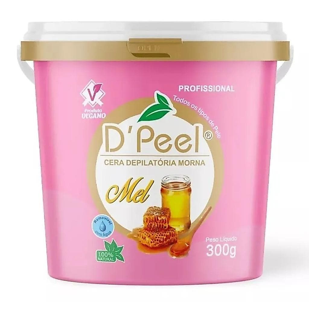 D´Peel - Cera Depilatória Profissional Morna 300g - Mel