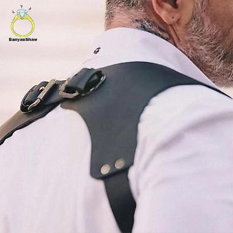 [BANY] Suspensórios Masculinos Cintos Moda Tiras De Couro Bom