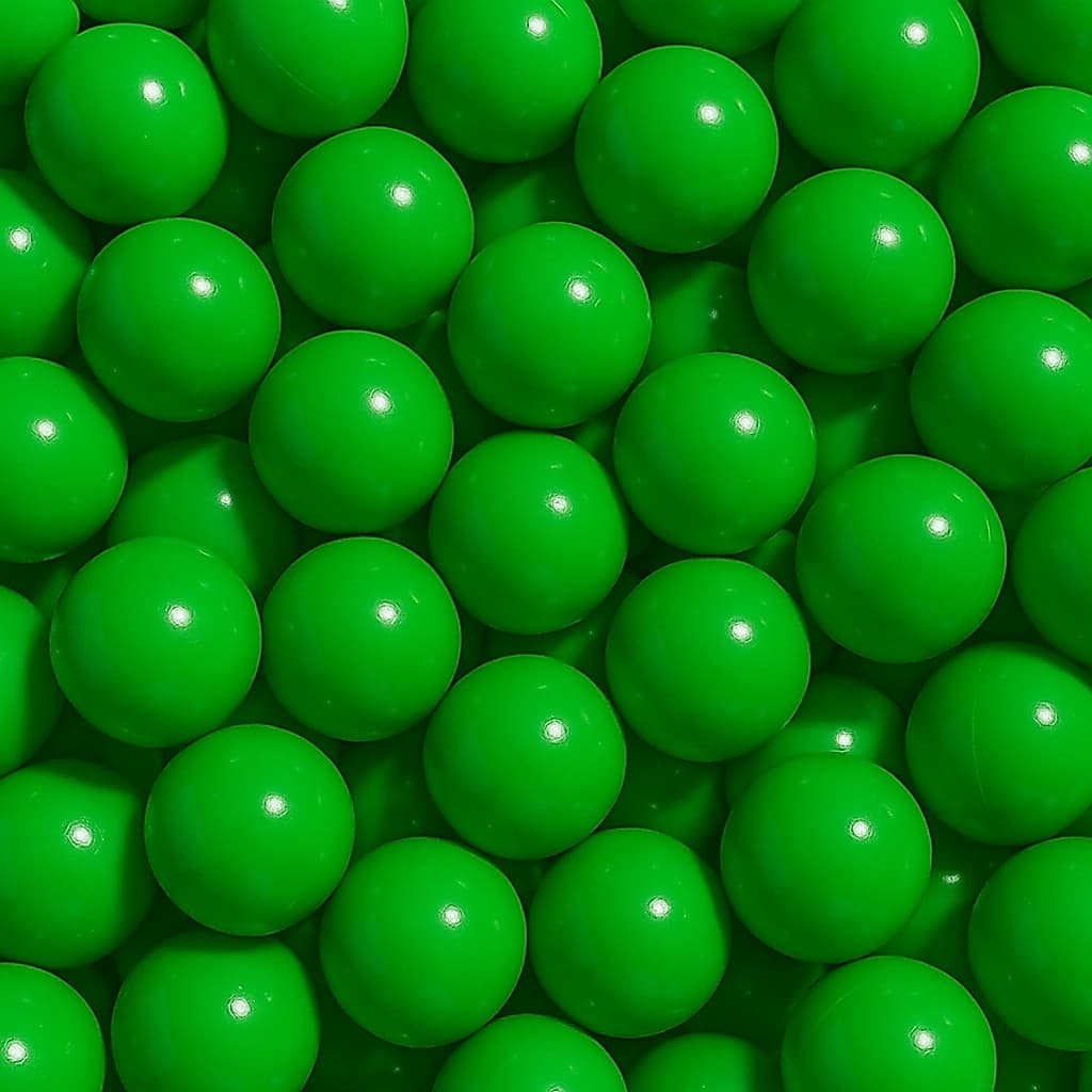 Kit 25 Bolinhas Para Piscina Verde Cor Única Não Amassam