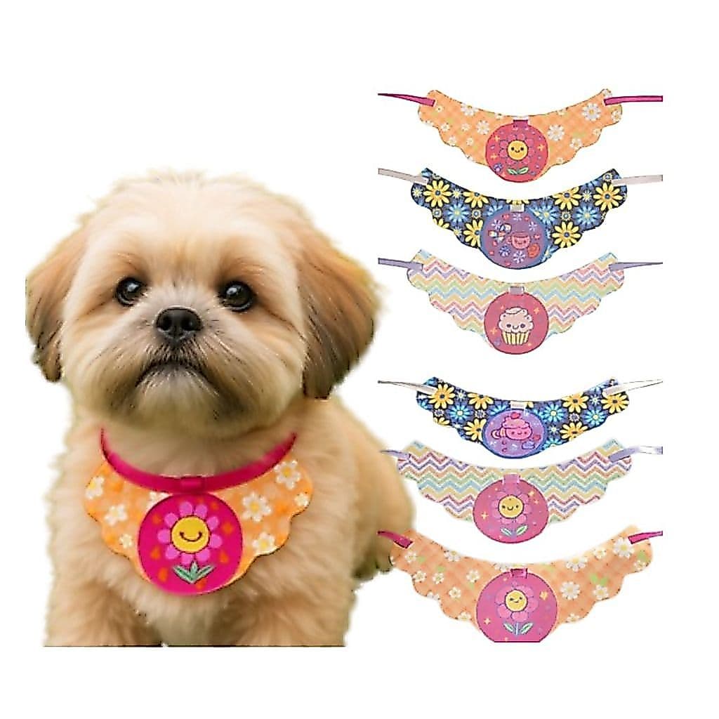 Kit Gravatinha Laço Pet Shop Dog Cachorro Gato Banho Tosa Acessório Atacado