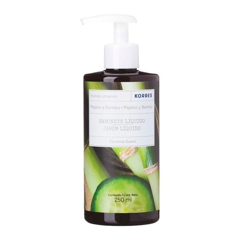 Sabonete Líquido Korres Pepino e Bambu 250ml