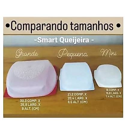 SMART QUEIJEIRA TUPPERWARE AMARELA E CRISTAL