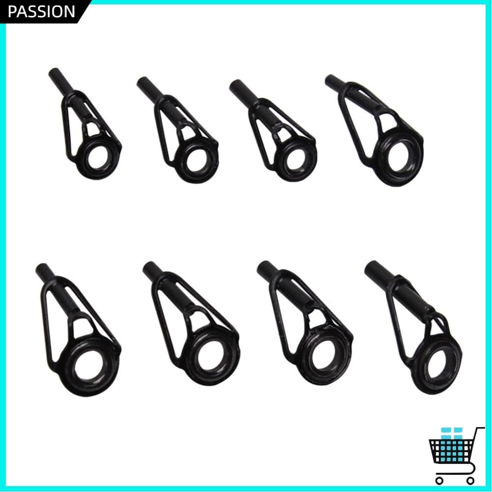 Kit De Reparo De Vara De Pesca Durável Com Pontas De Guia De Cerâmica De Aço Inoxidável Conjunto De 24
