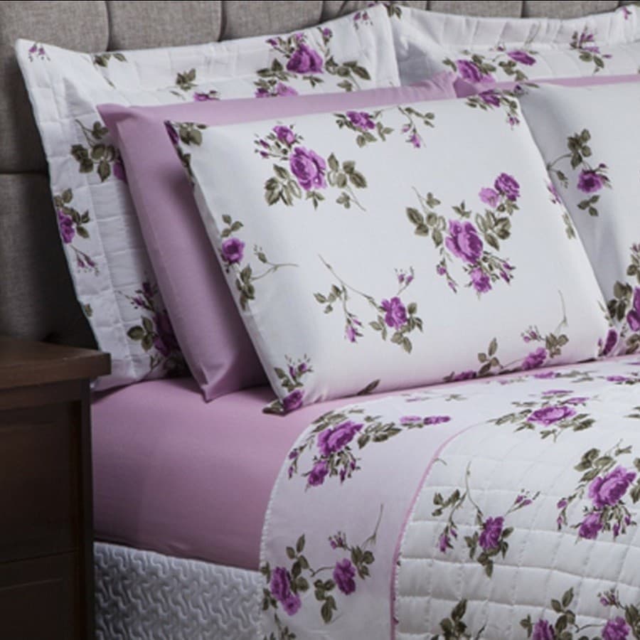 Jogo de Cama Lençol Roupa Casal Queen 4 Peças Estampado (Lindas Estampas)