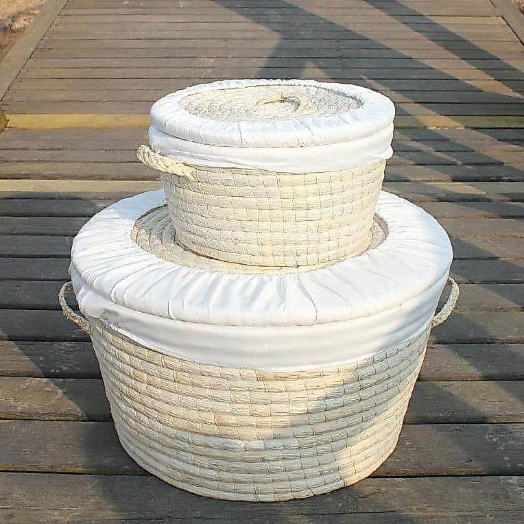 Cesta de pão cozido no vapor de palha isolamento comercial mão-tecido cesta de pão cozido no vapor cesta de armazenament