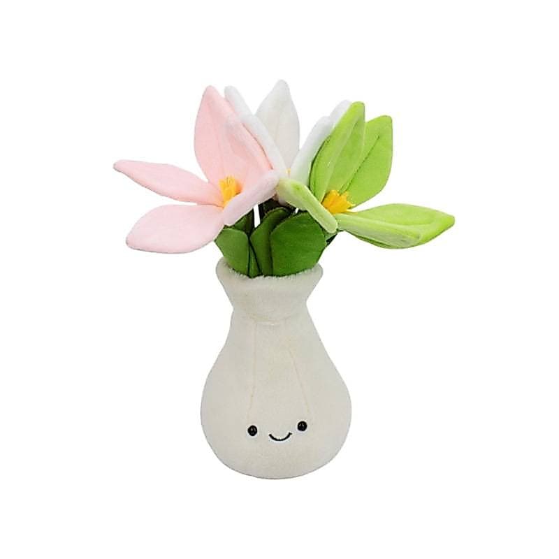 Novo Vaso De Flores Brinquedo De Pelúcia Boneca Animal Decoração Para Casa Presente Meninas