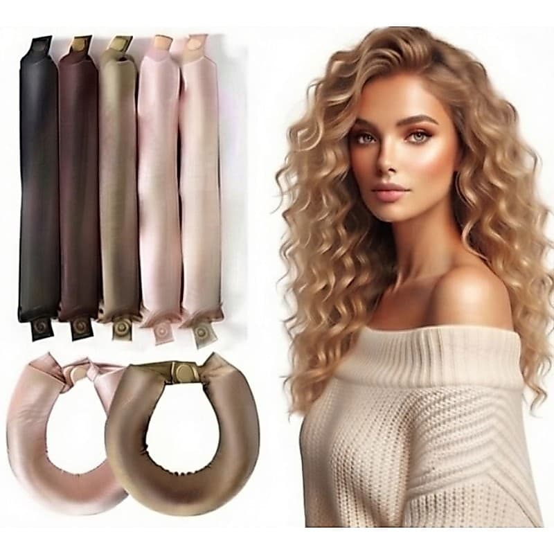 Modelador de Cabelo Sem Calor | Flexíveis para Cachos Perfeitos