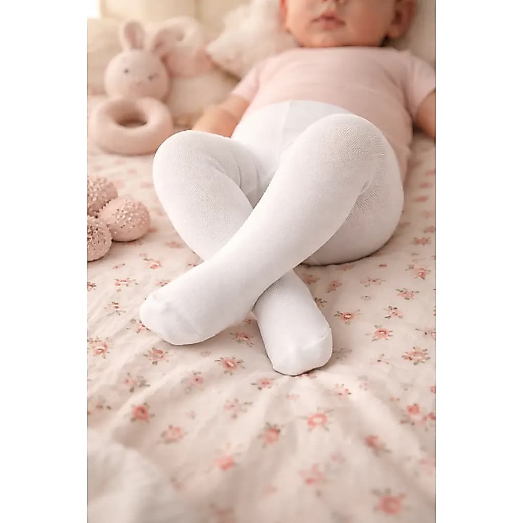Meia Calça Infantil Puket Recém Nascida Macia Algodão Conforto Premium Bb