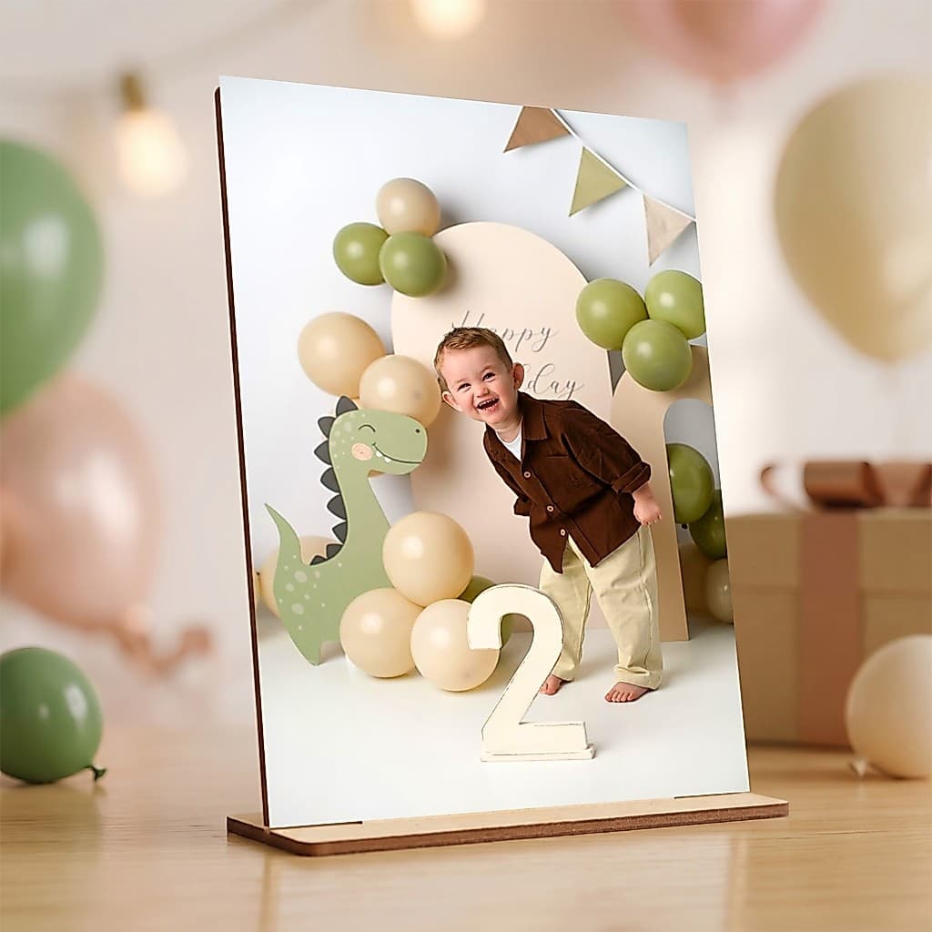 Kit Display Porta Retrato Centro Mesa MDF Para Personalizar Adesivar Pintar Ideal Foto 10x15