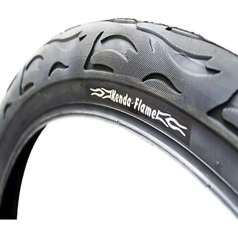 Pneu Aro 26x2.125 Kenda Flame Slick Bike Arame Preto