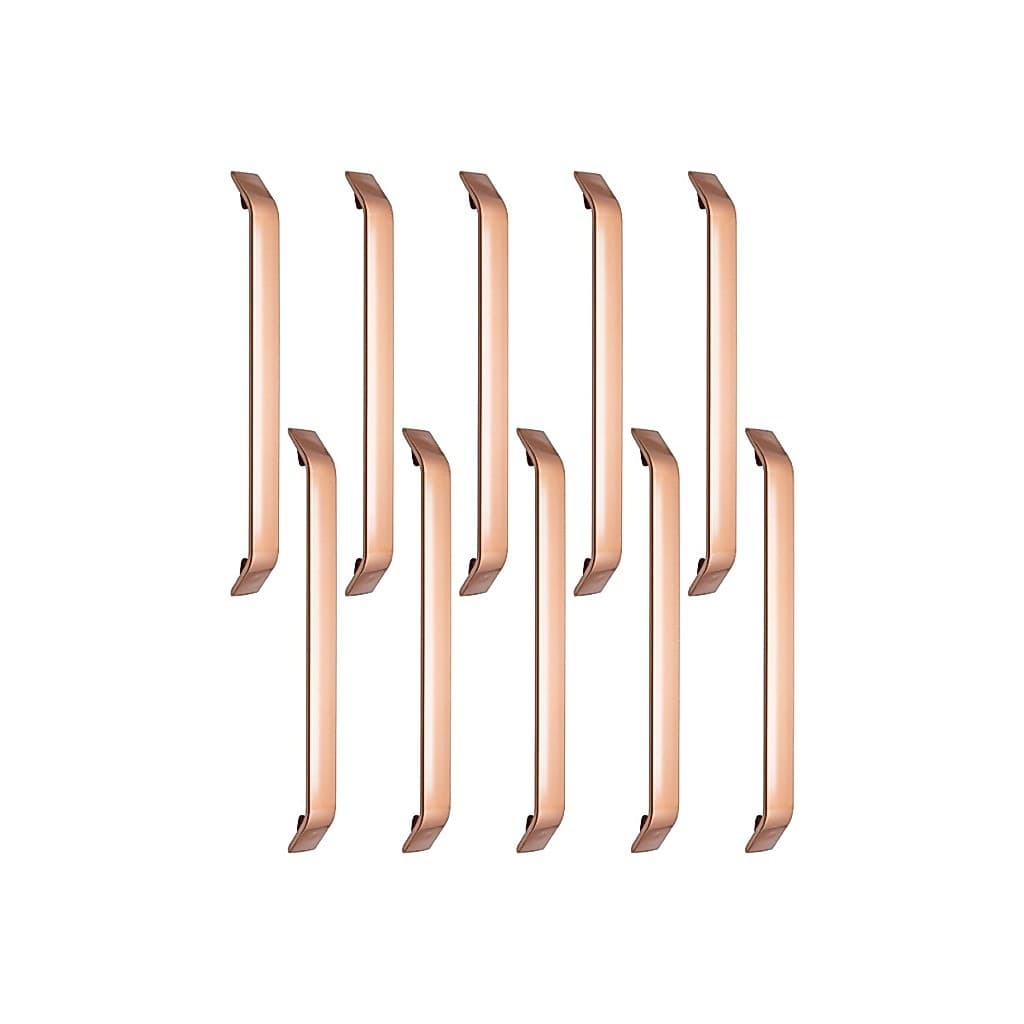 10 Puxadores De Porta Guarda Roupa Escritorio Gavetao 25,6cm