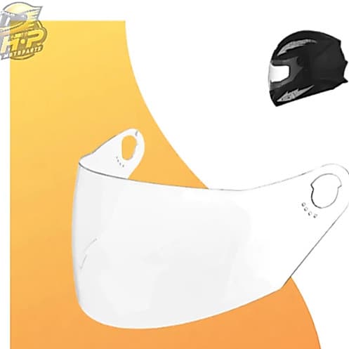 Viseira Cristal/Fumê Para Capacete Liberty 5 Compatível Pro Tork | Com ou Sem Botão