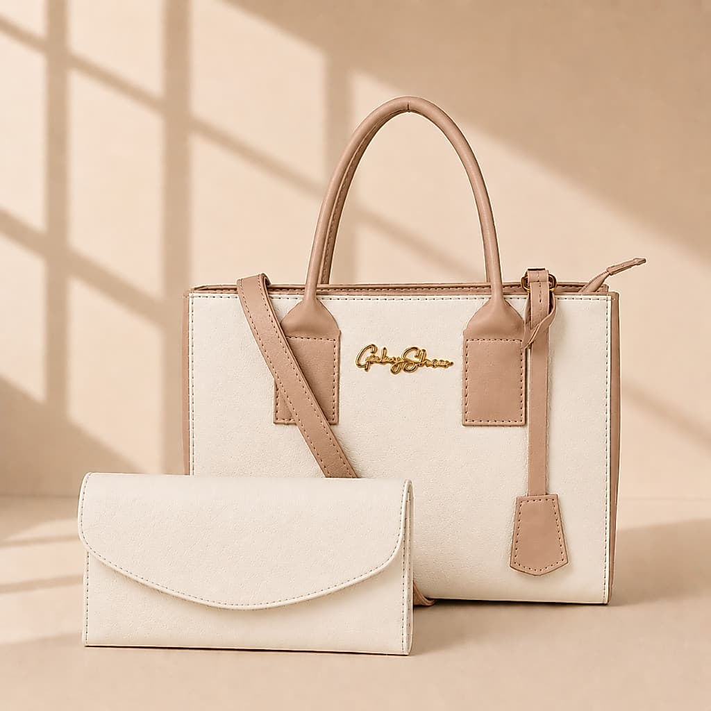 Kit bolsa feminina GS Bicolor Transversal Feminina  **gaby show****tendencia**