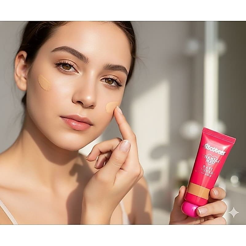 Base Líquida Matte Alta Cobertura Natural Discoteen