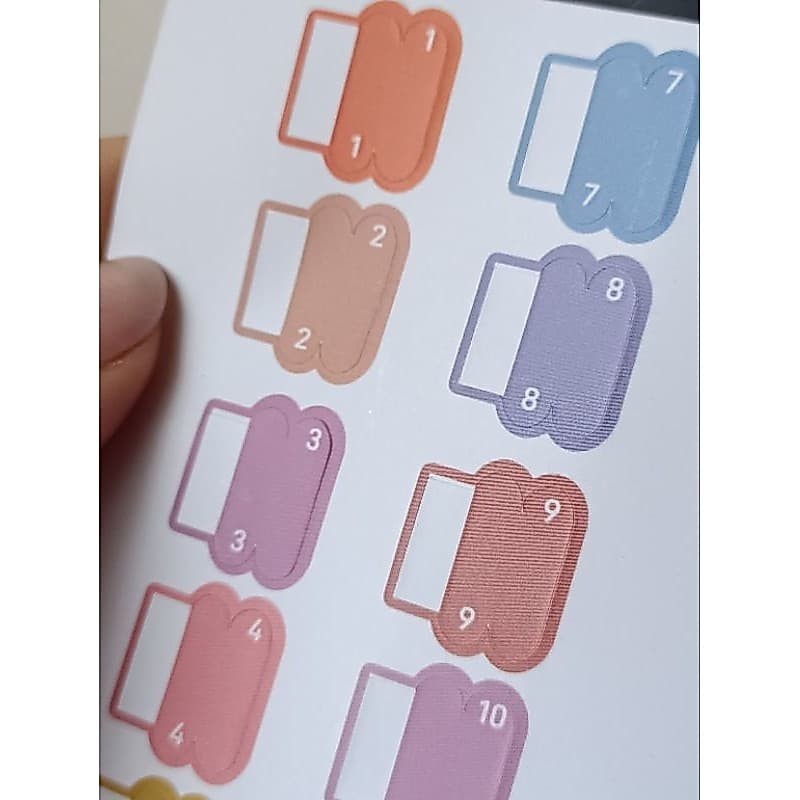 Abas organizadoras mensais estilo Hobonichi