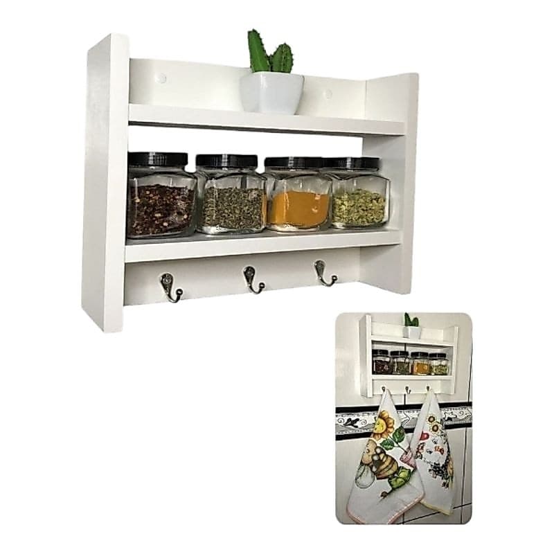 nincho de cozinha 100% mdf com gancho