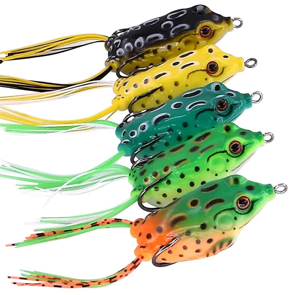 Frog Isca Artificial P/ Traíra Sapinho Sapo Flog kit 5 unid