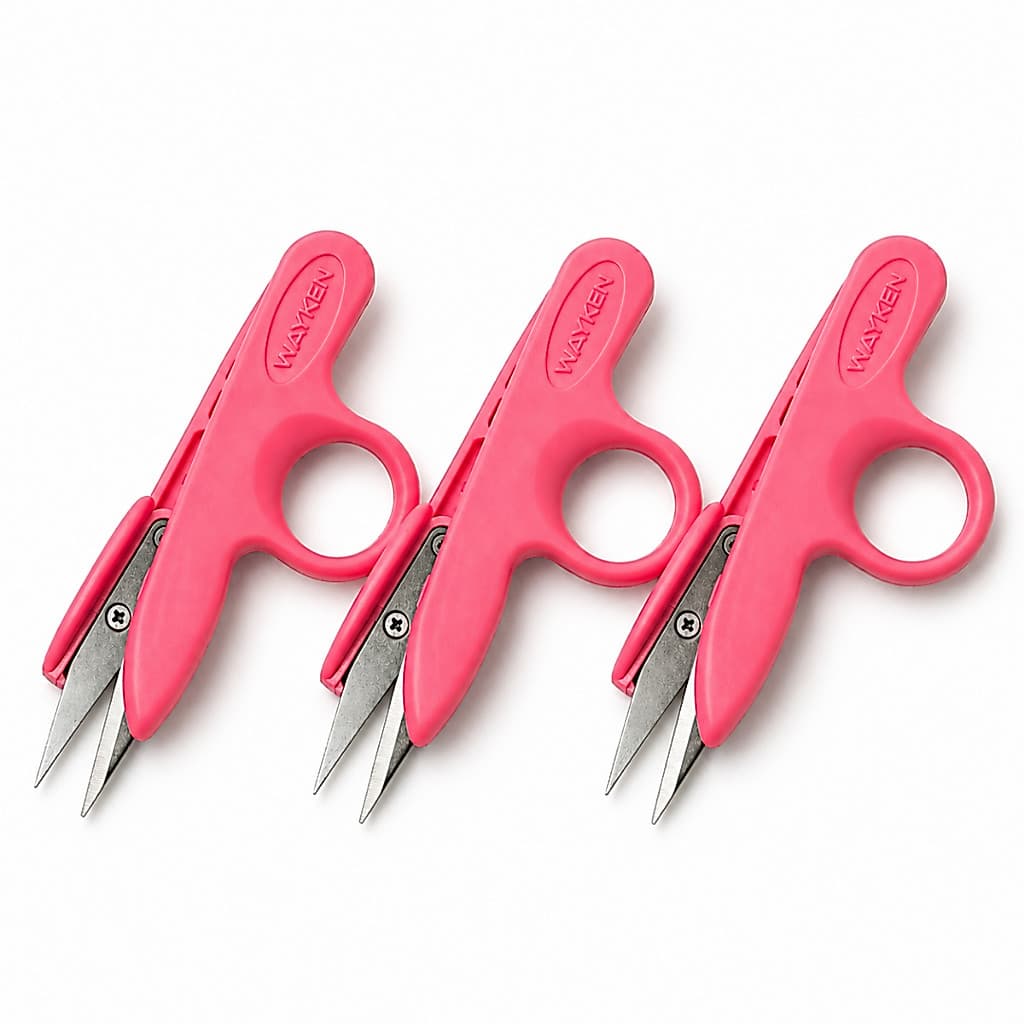 Kit 3 Tesouras de Arremate Wayken Corte de Linha Profissional Costura Acabamento e Patchwork Premium
