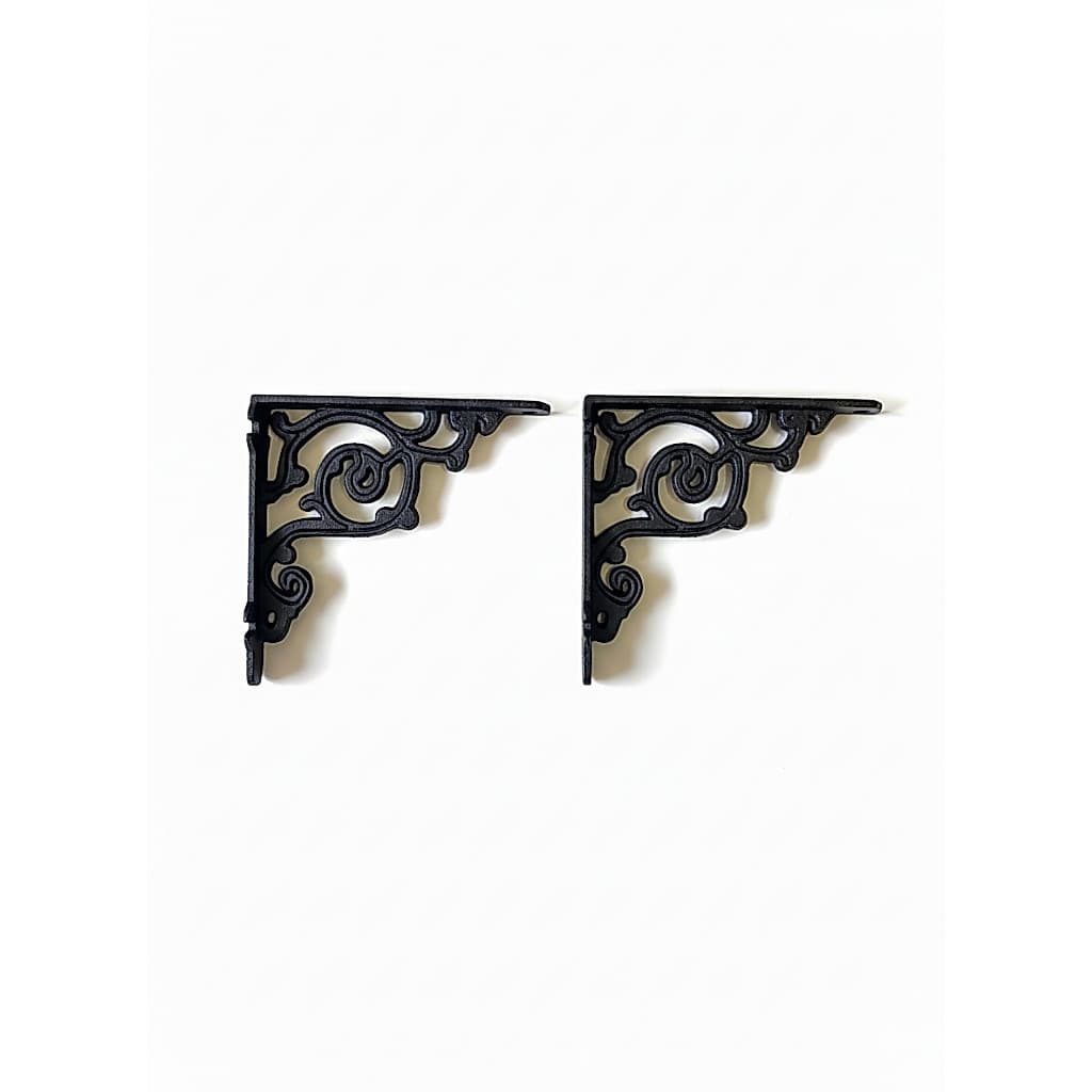 Mão francesa 15x15 cm em ferro fundido 2 unidades Prateleiras, suportes, casa, madeiras