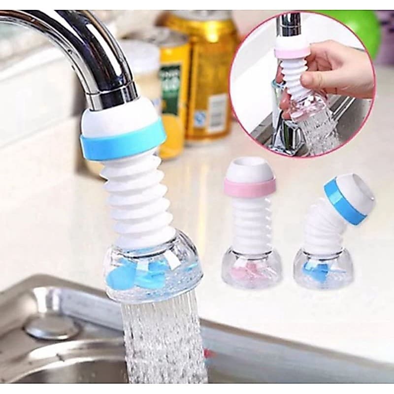 kit 3 Chuveirinho Torneira Retrátil Giratória 360° Filtro De Água Cozinha Bico arejado lavatório Cozinha Doméstico Sanfonado Universal