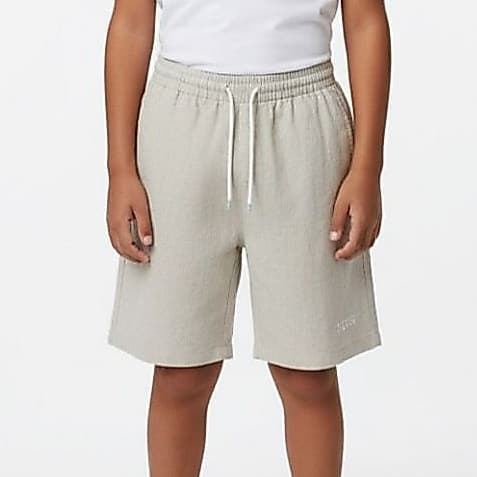 Bermuda Infantil Linho Menino Confortável Casual Leve