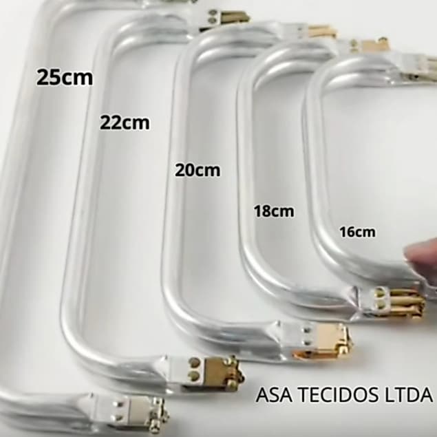 Fecho de Bolsa Tubular Boca de Lobo Para Bolsas - Und