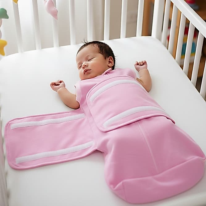 Saquinho Saco Bebê Dormir Com Abas (Reflexo de Moro) Sueddle Algodão Suedine