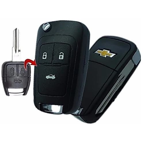 Chave Capa Canivete Carcaça Celta Astra Agile Vectra Corsa Montana Adaptação Gm chevrolet 3 Botões e 2 Botões