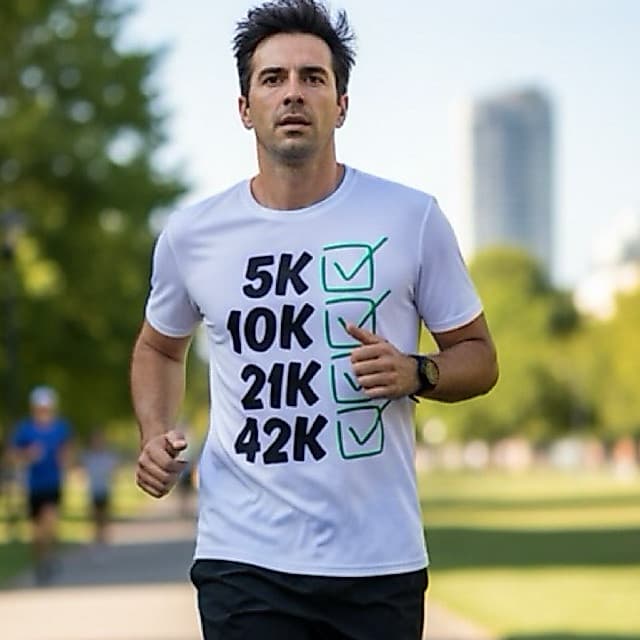 Camiseta Maratona para corredores masculina / feminina