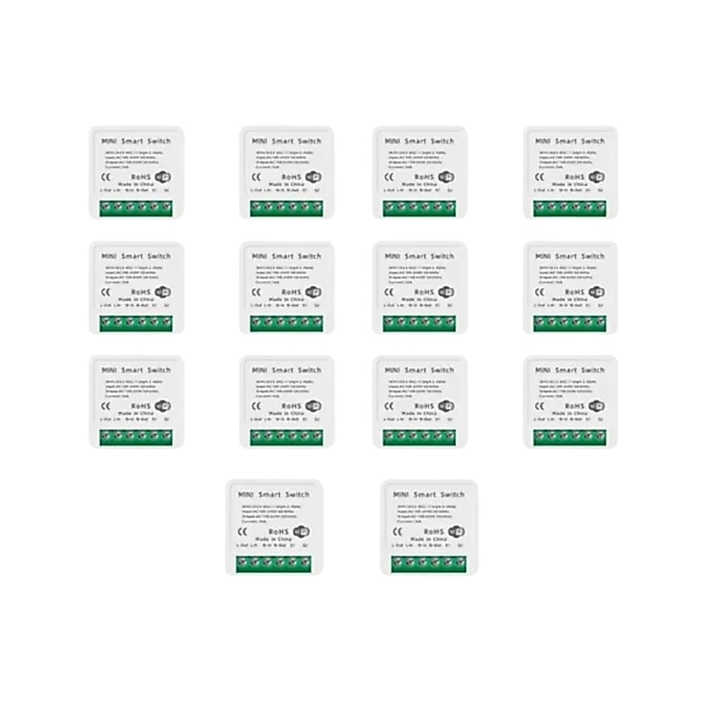 Kit Interruptor Inteligente Interruptores Wifi Moderno Sem Fio Alexa Luz Mini Smart Switch Automação