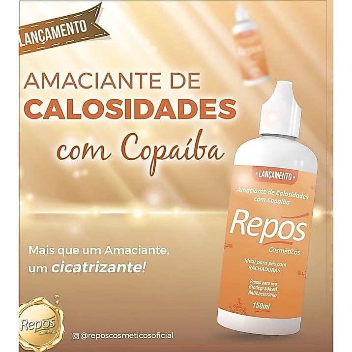 Amolecedor de Calos dos Pés Amaciante de Calosidades com Copaíba Repos 150ml