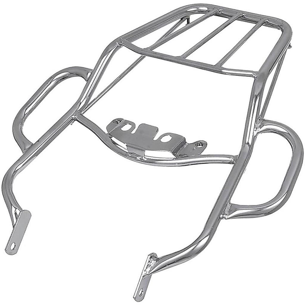 Bagageiro Churrasqueira Moto Suporte Com Alça NXR Bros 125/150 2003 A 2008 Cromado